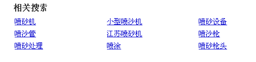 小型喷沙机